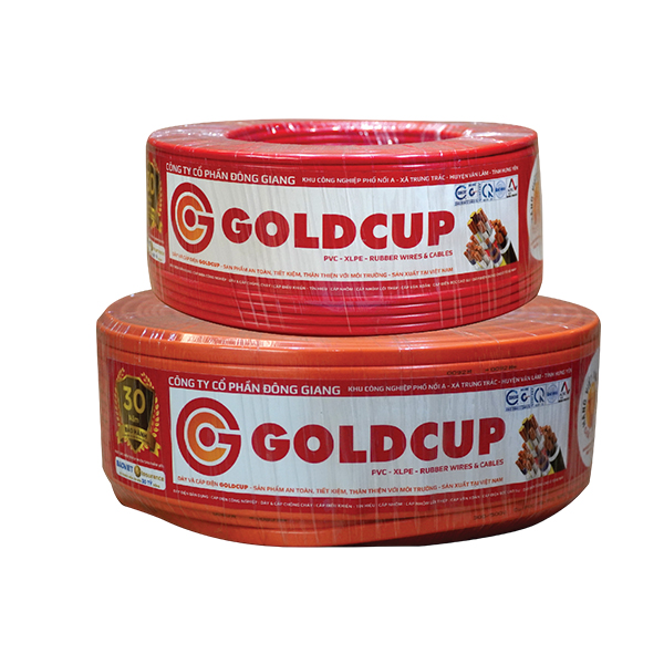 Dây điện 2,3 lõi dẹt - cách điện PVC-FR chậm cháy, điện áp 300/500V - 90ºC (dây ô van)